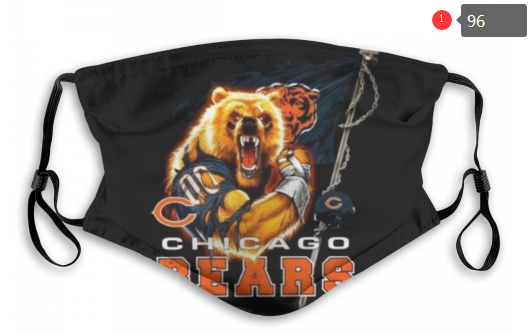 NFL Chicago Bears Dust mask with filter->nfl dust mask->Sports Accessory